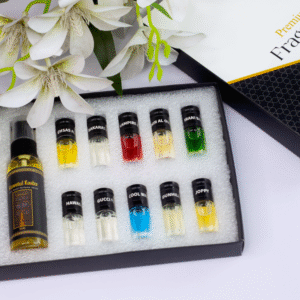 ১০ পিস আতরের সাথে ৫০ মিলি স্প্রে আতর ফ্রি